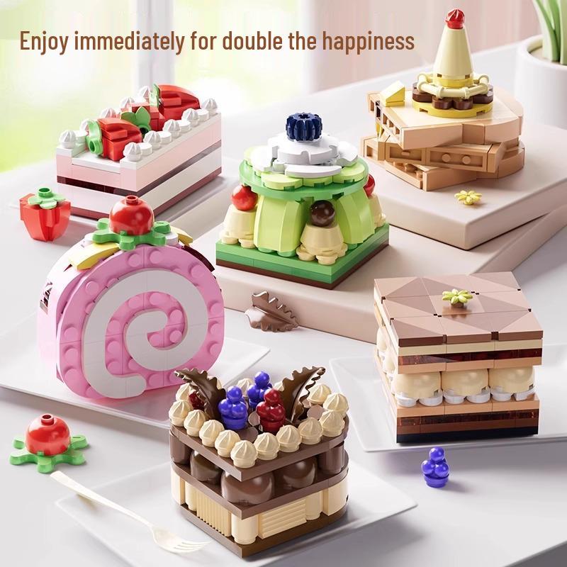 Hope Building Blocks: Kids' Educational Mousse Cake Baking Assembly Toy
