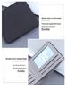 Men's Ultra-Thin Canvas & Leather Short Wallet with Card Holder