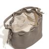 UNTRACK ECCO Tote Drawstring Black Bag, Leather, No. 60412, Men's,