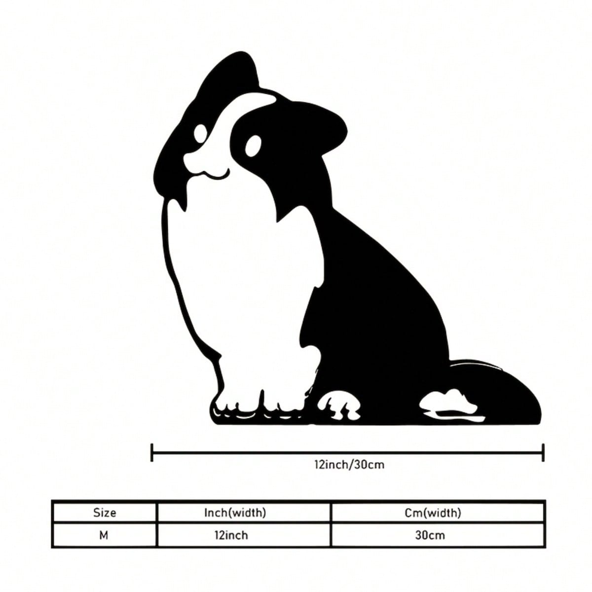

Shepherd Dog Metal Art Sign Rust Resistant Coating Home Decor Gift Dog Lovers різнокольоровий