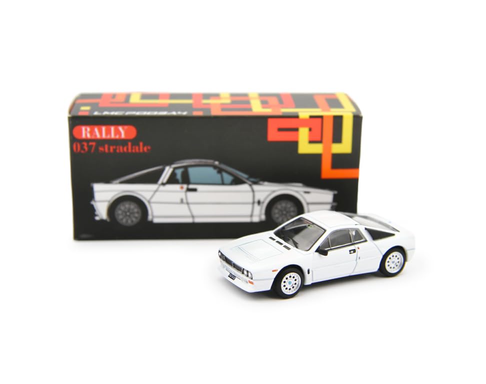 LAUDORACING Lancia 037 Rally Stradale 1982 White Rally Stradale Bianco 1/64 (Loudo Racing) белый