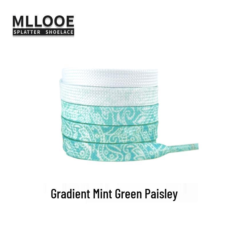 Cashew Flower Shoelaces for Air Force One AF1 & Casual White Sneakers