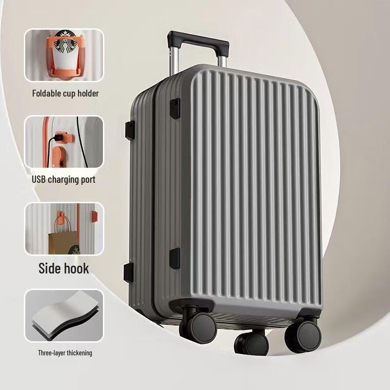 KarLot Color-Blocked Luggage 20 inch