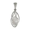 Starborn Herkimer Crystal Pendant Sterling Silver 925 Medium Natural Double-Terminated