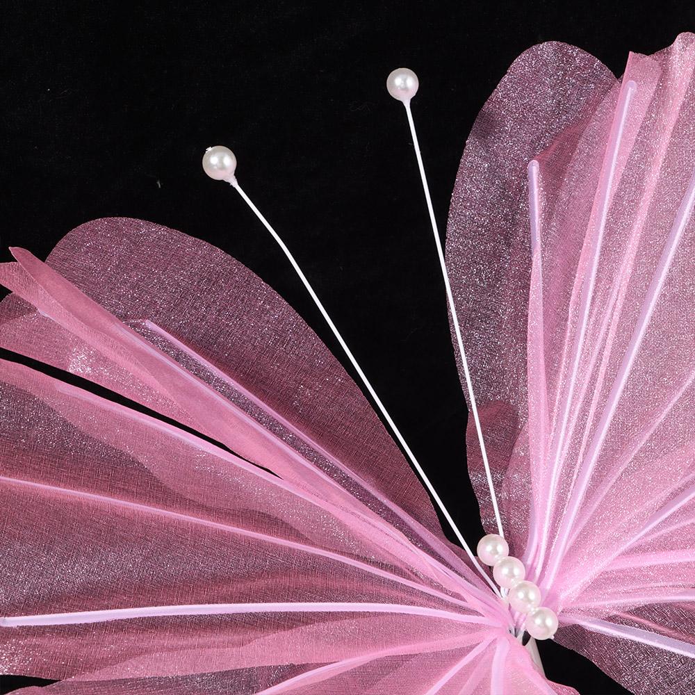 Artificial Flowers Large Butterfly Silk Flower Head Artificial Butterfly Flowers Wedding Backdrop