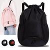 Fußballrucksack Sportrucksack mit Ball- oder Schuhfach Kordelzug Basketballrucksack für Volleyball Fußball Herren Damen