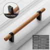 Wood Handles Cabinet Pulls Modern Black Kitchen Doors Drawer Kids Gold Adjustable Knobs  For Furniture Bronze In Cabinet Pulls