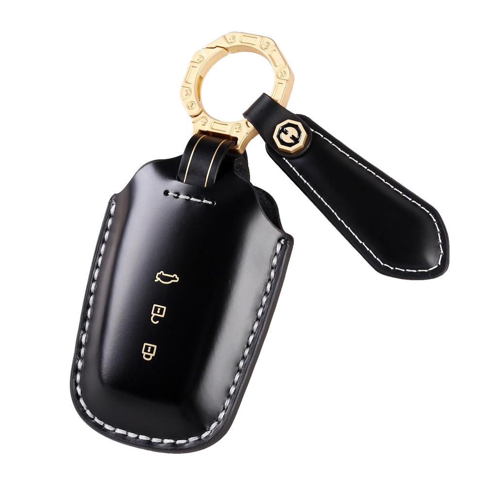 2024 Genuine Leather Key Cover for Toyota Highlander & Asia Dragon with Premium Gift Box