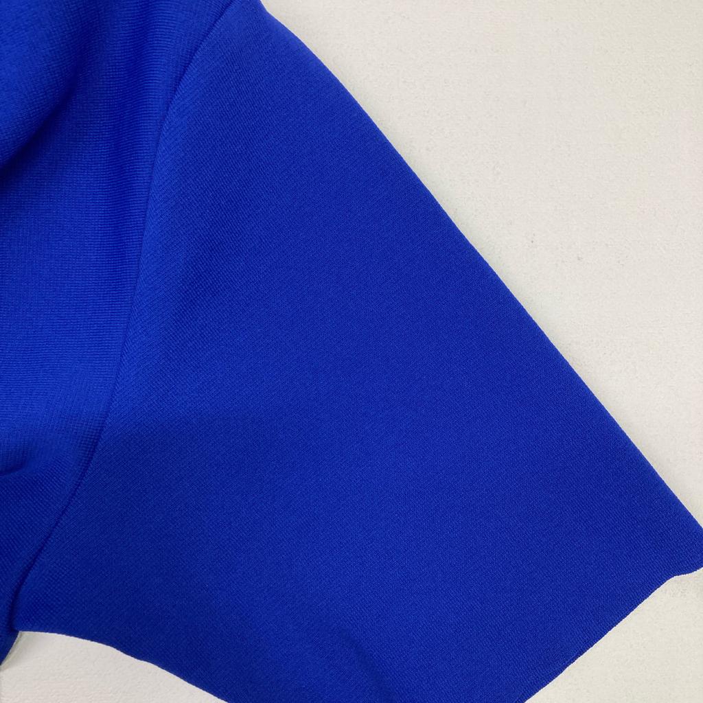 Adore 531-5170320 25Stainless Steel Blue Ruffle Hem Knit Tops 38 blueUsed