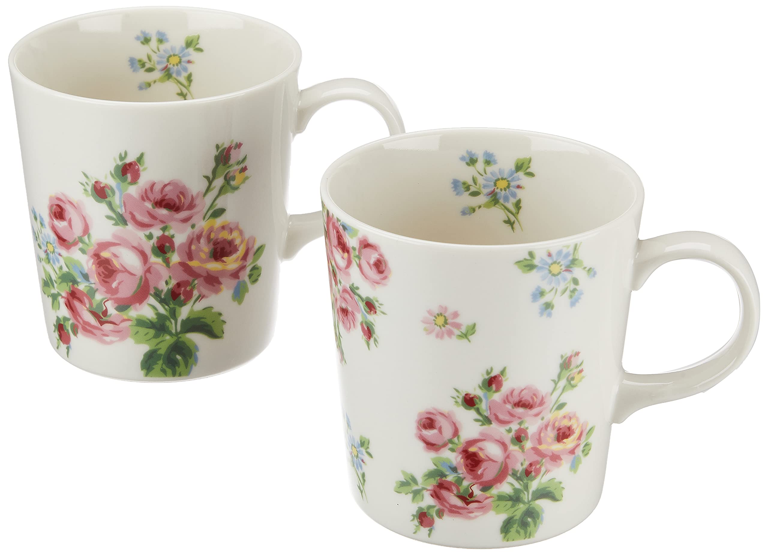 Кружки Laura Ashley с букетом роз (Пара) LA40-13 белый
