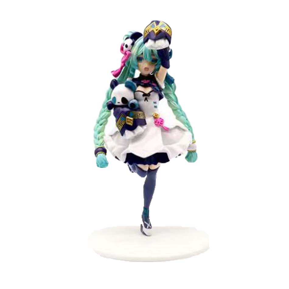 17Cm Anime Hatsune Miku Panda Ver. Figure Anime Peripheral Collectible Model Decorative Decorations Children Kawaii Gift 1 Sold