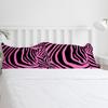 Zebra Stripes Black Pink Bedding Set 3pcs Boys Girls Duvet Cover Pillowcase Kids Adult Quilt Cover Double Bed Set Home Textile