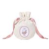 BSS Miffy Drawstring Pencil Spring White Case, Knit,
