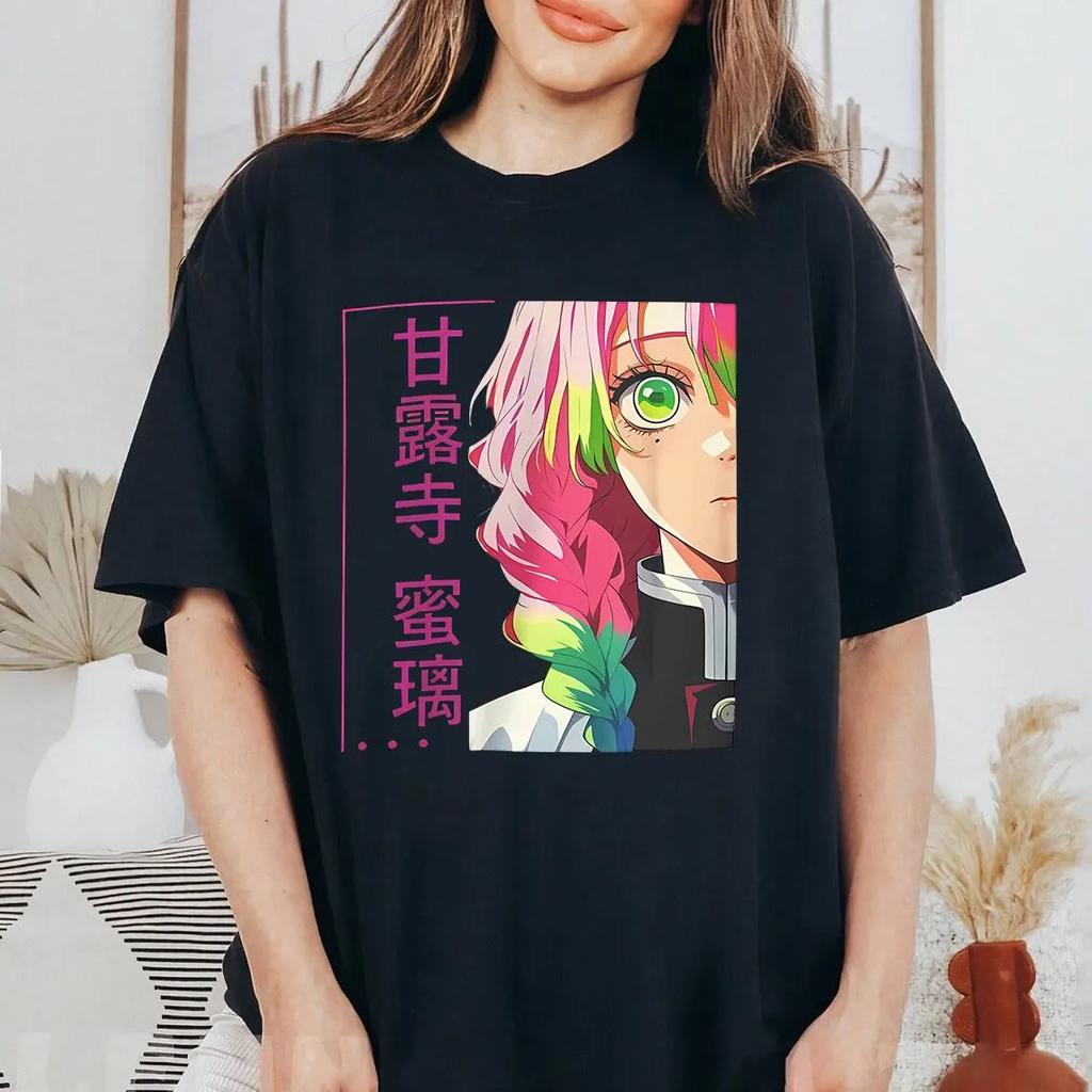 Anime Lover Demon Slayer Mitsuri Kanroji Love Pillar Unisex Tee Anime Shirt Gift Idea for Fans