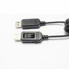 Digital Display Steps Up Power Cord 5V To 9V 12V Output DC5.5X2.1 Connectors USB Charging Cable with Digital Screen