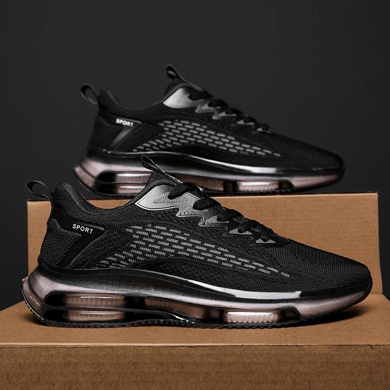 LATV Spring and Autumn New Men's Casual Running Shoes Lightweight Mesh Casual Shoes Anti-Slip Shock Absorbing Sports Shoe