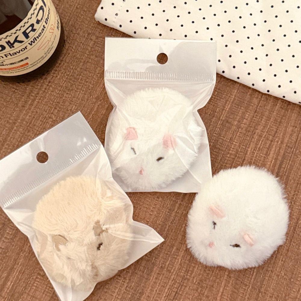 Plush Material Hamster Hair Clip Duckbill Clip Design Animal Hairpin Cute Hair Barrettes For Girls