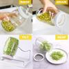 32Oz Sprouting Jar Kit 2 Wide Mouth Mason Jars with Stainless Steel Screen Lids Blackout Sleeves Stand Drip Tray Mason Jar Sprouting Set for Growing