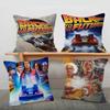 Movie Back To The Future Trilogy Cushion Cover Pillowcase Upholstery Sofa Throw Pillow Home Decor Pillowcas
