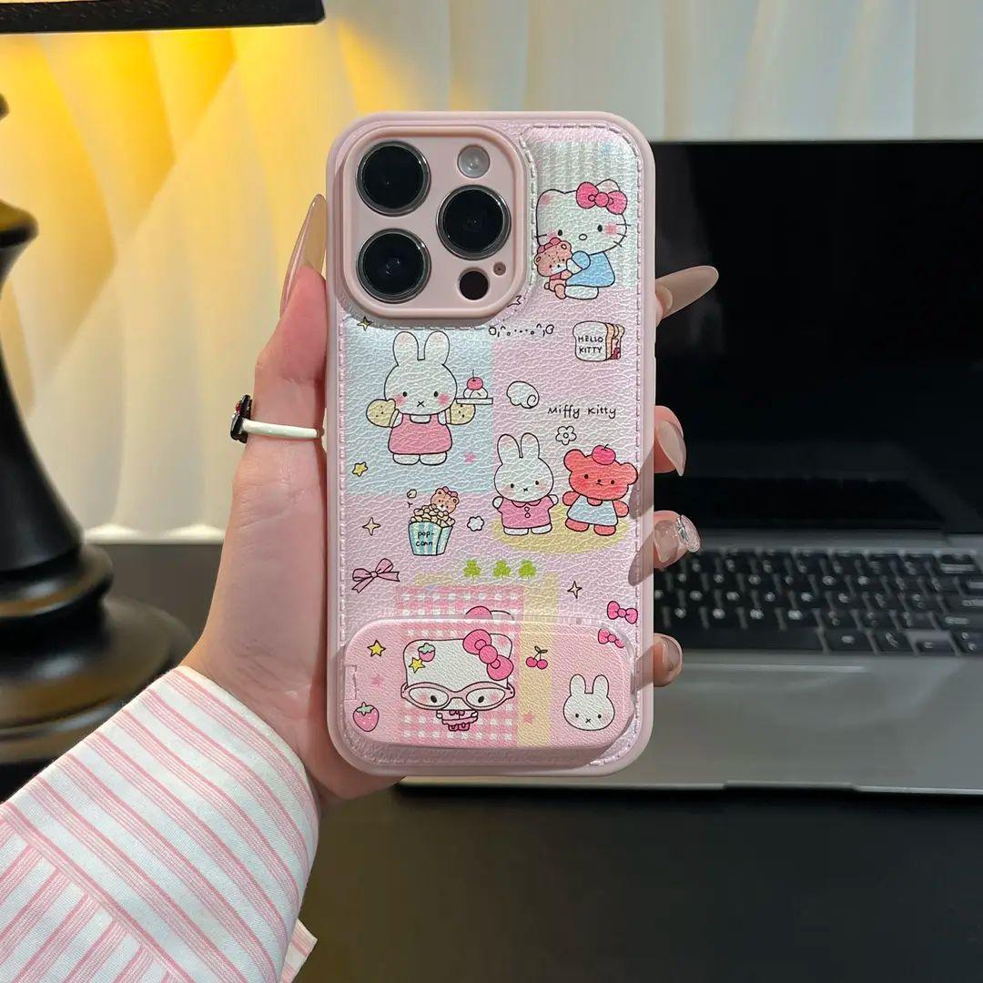 

Миффи Кэти для Apple 17promax Мультяшный Милый для IPhone16pro Объектив Все включено 15 Новых Моделей For Apple 11