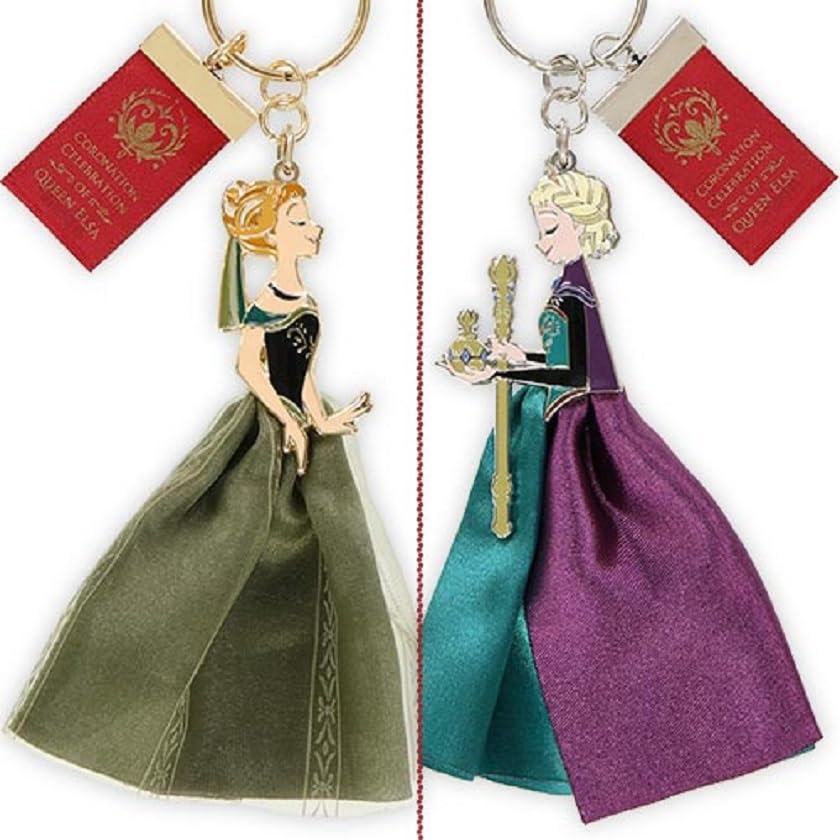 Frozen Keychain Set Dreaming of Fantasy Springs Anna and Frozen Journey Disney Sea Anna Elsa Elsa's "Tokyo Exclusive"