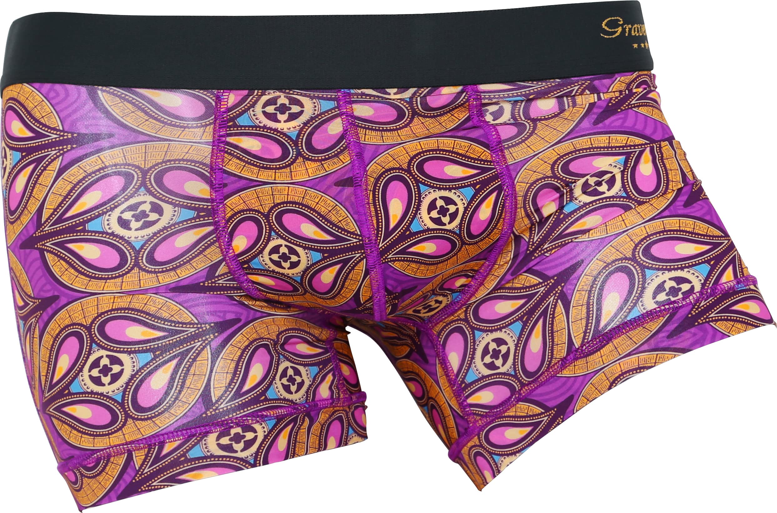 

Grave Vault Короткие боксеры Идеальный подарок на день отца Сделано в Сделано со Стильные и Идеально подходят для Отцов и KIXX знак ЛЮБВИ Фиолетовый Размер Мужские трусы,