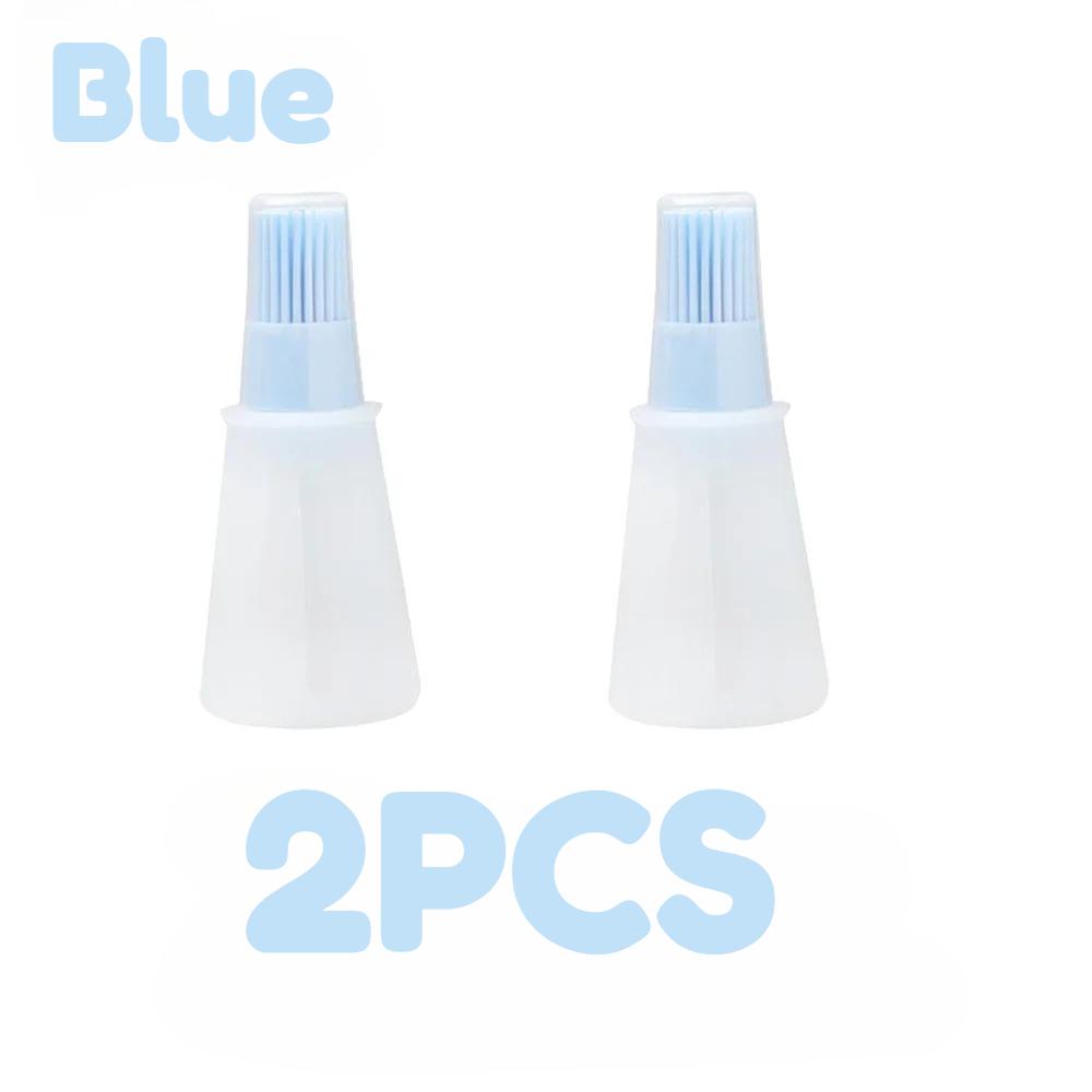 2PCS Silicone Oil Bottle Brush Grill Oil Brushes High Temperature Resistant Basting Brush Liquid Oil Pastry Kitchen Baking Tool