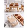 Miniature Model Mini Oak Dining Table Chairs Table Table Food Play Dollhouse Accessories Diy