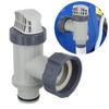 Pool Hose Plunger Valved Kit Filter Maintenance Water Control Above Ground Pool Pump for 26301T 26323CA 26331CA 26341W