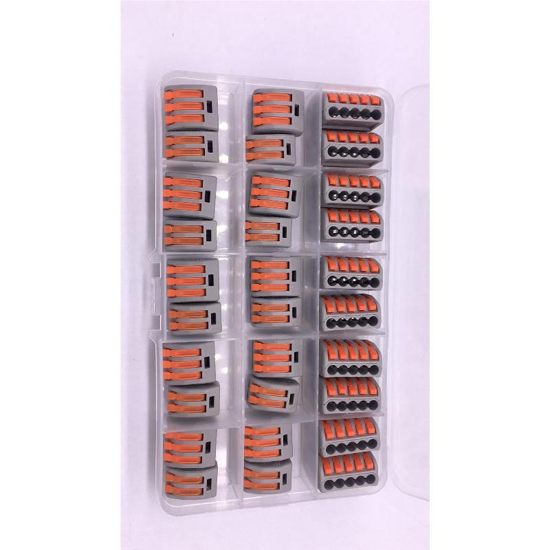 2 Pin, 3Pin, 5Pin Compact Wiring Terminal Block Fast Connector Push-In Conductor