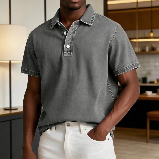 Men's Tops Soft Breathable Polyester Casual Regular Fit Summer Shirt for Daily Life Parties Beachwear Travel Stylish