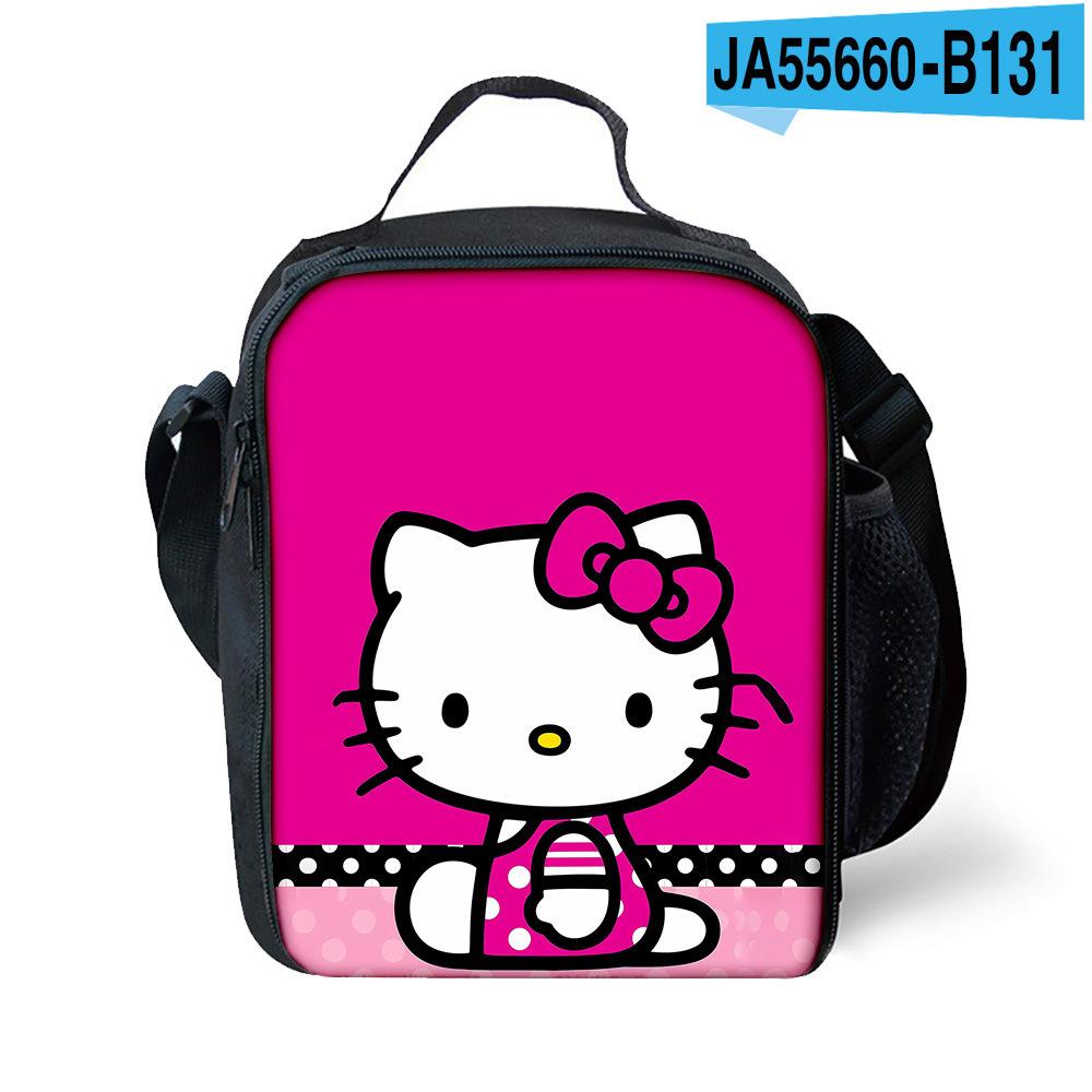 Милая Сумка-ланчбокс Hello Kitty Сумка для обеда со льдом Студенческая сумка для еды Мультяшная сумка через плечо shoulder bag