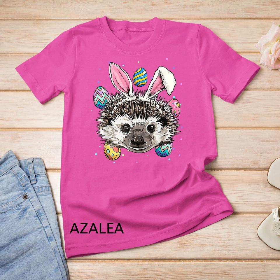Easter Bunny Hedgehog Shirt Funny Easter Hedgehog Gifts Unisex T-shirt 2 XL