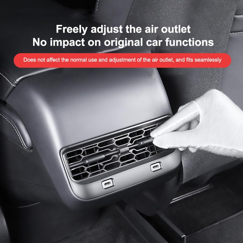Rear Air Vent Cover For Model 3 Y Juniper Highland Back Seat Accessories Conditioner Outlet Filter Grille Protector