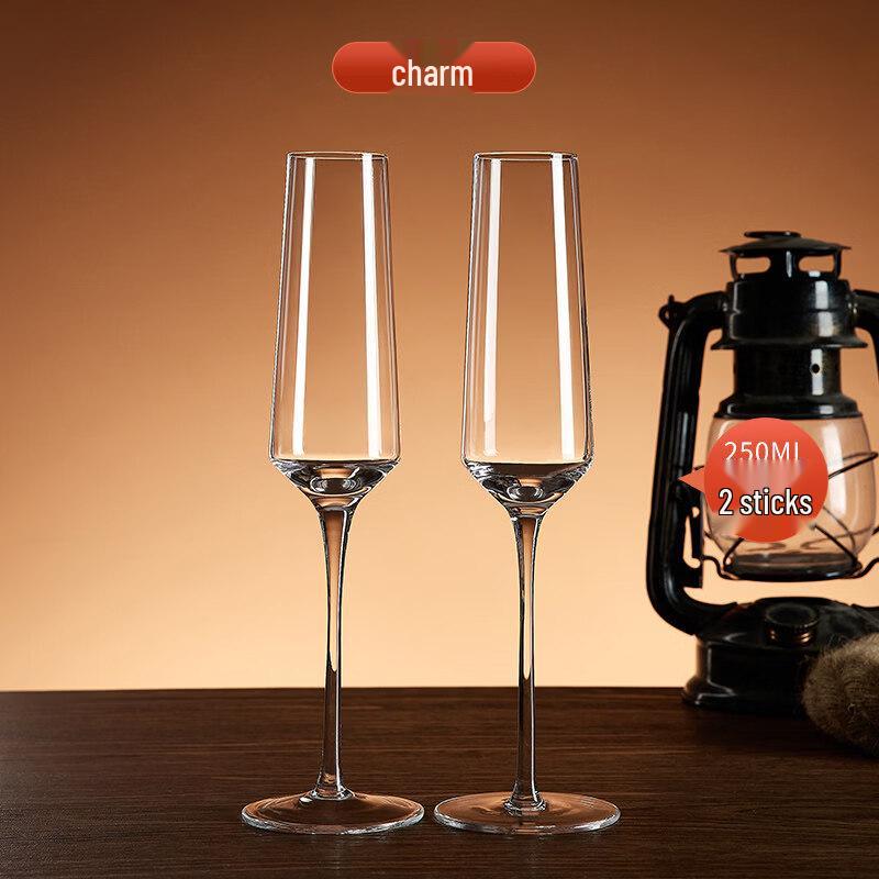 ZISIZ European Champagne Glass Set of 6