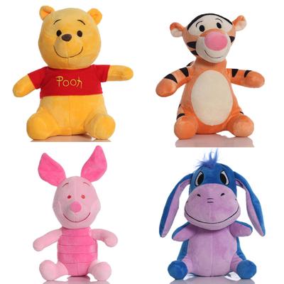 20cm Disney Winnie Puuh Ferkel Plüschtiere Kawaii Anime I-Aah Plüschpuppe Zeichentrick Tigger Kuschelpuppe Geburtstagsgeschenk Für Mädchen