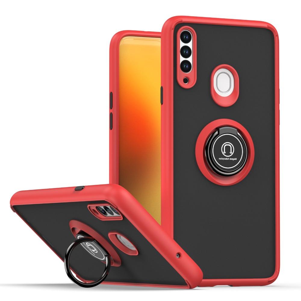 

Shockproof Case For Samsung Galaxy M54 M14 F41 X COVER 7 A90 A81 A17 A07 A51 Finger Ring Bracket Holder Matte Protection Cover Samsung A07 5G