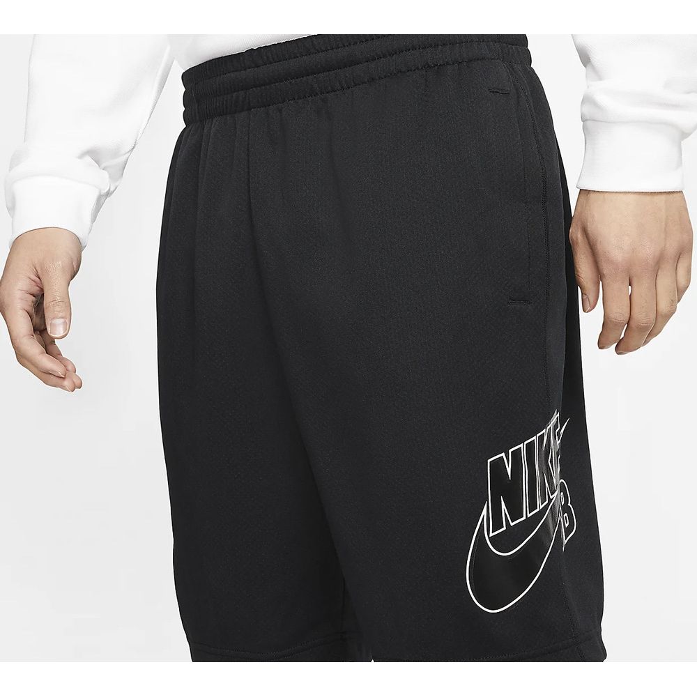Nike SB Sunday Printing Skateboard Quick Dry Shorts Men Black CI5853-010