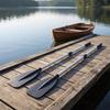 2 Pieces Two-Section Boat Paddle Portable Oar Anti-Slip for Dinghies