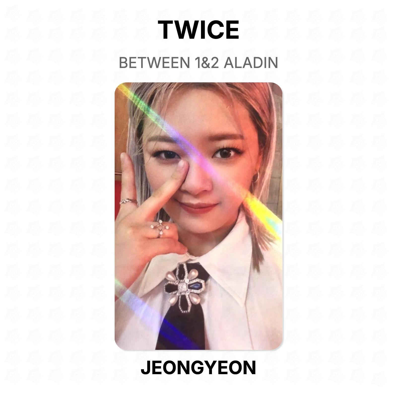 TWICE BETWEEN 1&2 ALADIN Official Photocard JEONGYEON