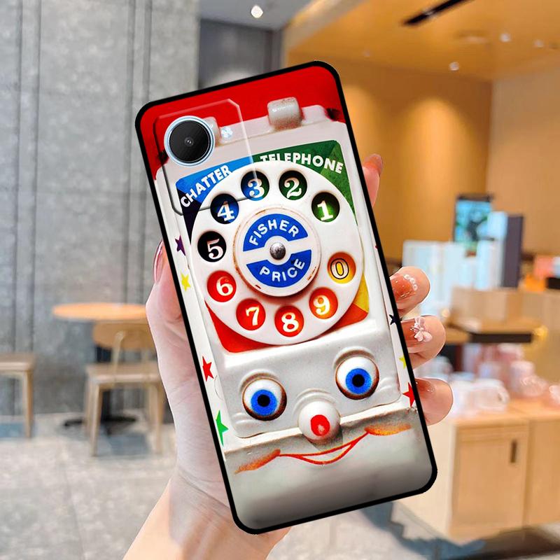 Retro Telefon Wählscheibe Fall Für Realme C55 C33 C31 C35 C30 C11 C15 C25s C21Y GT Neo 5 3T 2T 8 9 10 11 Pro Plus