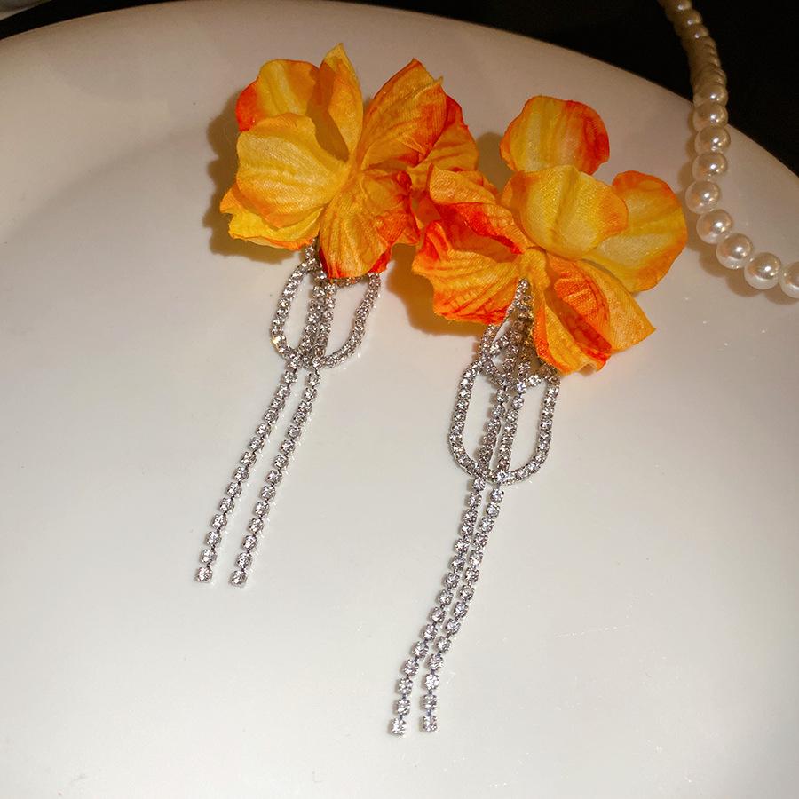 Sweet Girl~ Bright Yellow Flower Earrings New Popular Premium Earrings Seaside Holiday Earrings