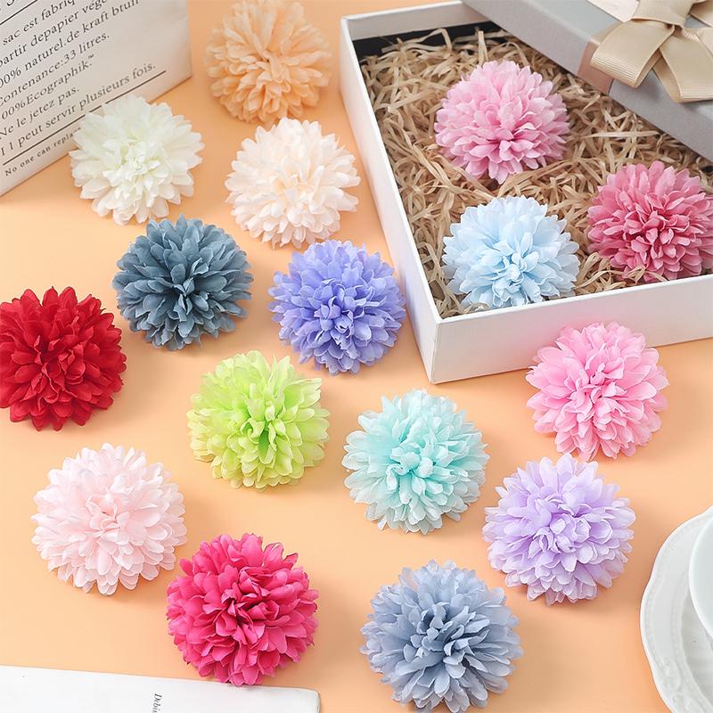 5/10/20Pcs 6.5cm Artificial Flower Silks Hydrangea Home Wedding Party Decoration Vase Table DIY Craft Wreath Gifts Accessories