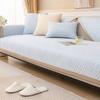 Nordic Simple Ice Silk Sofa Cushion Leather Four-Season Universal Non-Slip Sofa Cover High-Grade Seat Cushion Backrest Towel Cover Cloth