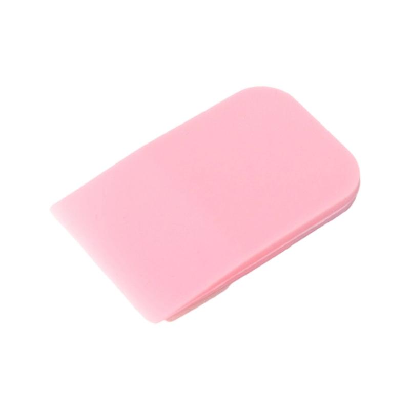 Flat Edge Silicone Makeup Brush Gentle Streakless Coverage Nonabsorbent Quick Wash Long Lasting Beauty Essential