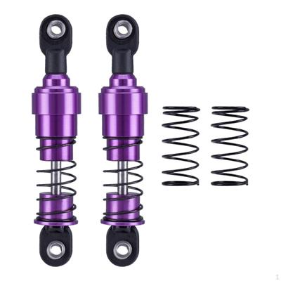 2 Pieces RC Car Shock Absorber Oil Filled Shocks Easy To Install Portable Spring Damper