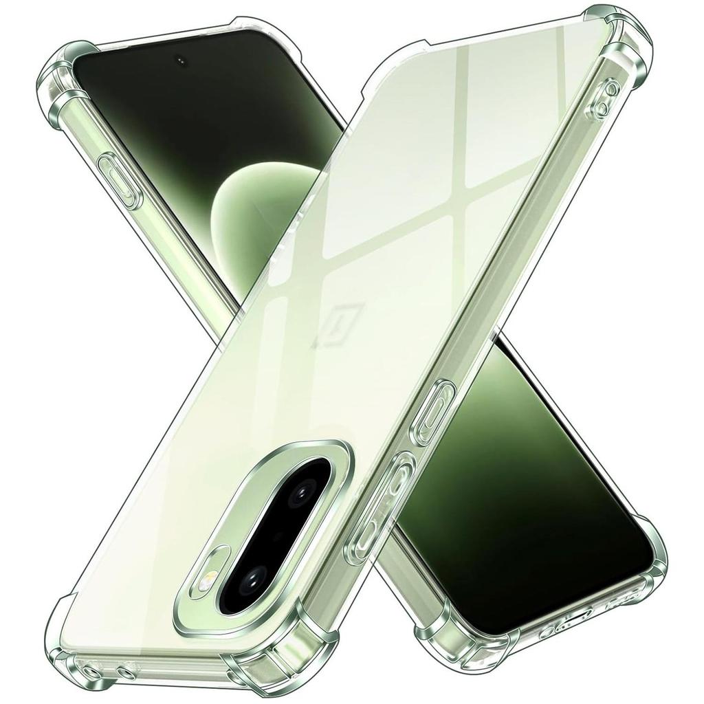Vier-Ecken stoßfestes TPU für OnePlus 15R One Plus 15 Schutzhülle Transparente Rückschale Rahmen