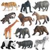 Mini Wild Animal Model Set With Plastic Figures For Educational Display And Collection