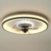 Dimmbarer 72-W-LED-Deckenventilator mit Fernbedienung, Ventilator mit Beleuchtung, einstellbare Windgeschwindigkeit, LED-Luftkühlerlampe