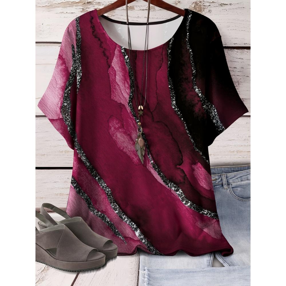 Halloween Women's T Shirt Print Graphic Halloween Witch Vintage Stylish